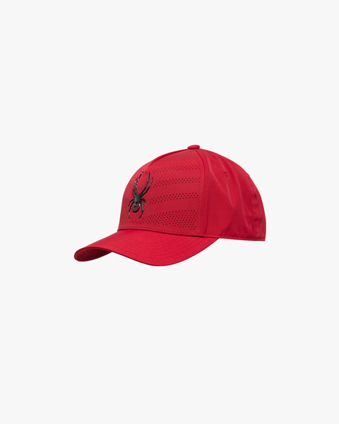 Spider Logo Mesh Ball Cap Free Size (SPGPANCA303U-RED)