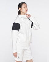 Spider Lifestyle Color Block Hooded Zip-Up (SPGPCNFT301U-WHT)