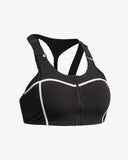 Spider Front Zip Training Bra Top (SPGPCNBR253W-BLK)