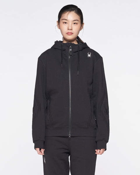 Spider Lifestyle Embroidery Setup Hooded Zip-Up (SPGPCNFT306U-BLK)