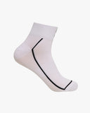 Spider Letter Line Ankle Socks (SPGPANSC301U-WHT)