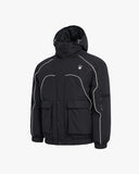 Spider Men's Lifestyle Hooded Detachable Down Jacket (SPGWCNDJ332M-BLK)