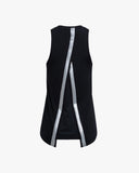 Spider Back Slit Training Sleeveless (SPGPCNSL254W-BLK)