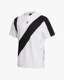 Spider Unisex Diagonal Color Block Short Sleeve T-shirt (SPGMCNRS301U-OWH)
