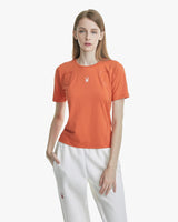 Spider Women's Running Pro Web Line Point Short Sleeve T-shirt (SPGFCNRS281W-ORG)