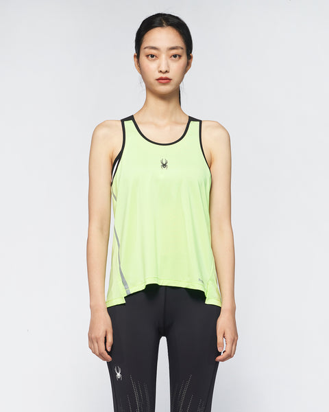 Spider Line Logo Running Sleeveless (SPGMCNSL281W-PTN)