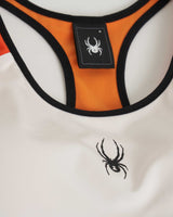 Spider Women's Training Bag Letter Print Bra Top (SPGFCNBR251W-WHT)