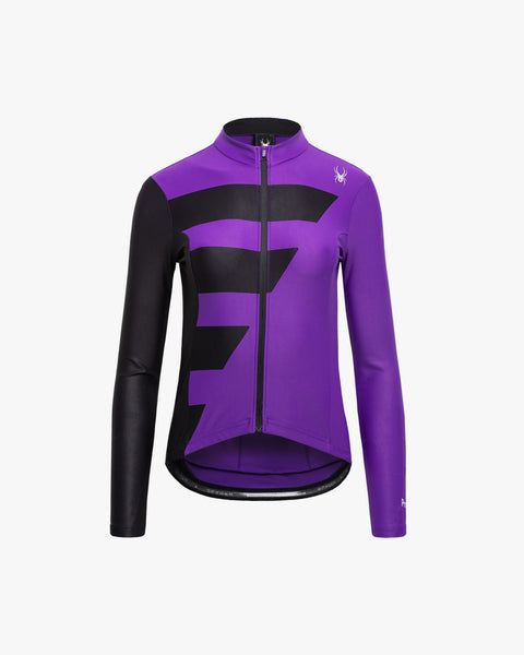 Spider Women's Diagonal Cycle Jersey (SPFFCNFT552W-PPL)