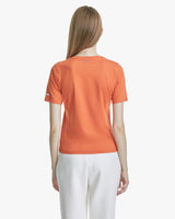 Spider Women's Running Pro Web Line Point Short Sleeve T-shirt (SPGFCNRS281W-ORG)
