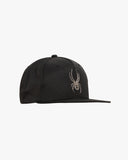 Spider Glossy Spider Logo Snapback Free Size (SPGPANCA309U-BLK)