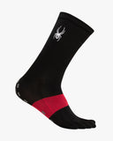 Spider Big Logo Non-Slip Toe Socks (SPGPANSC232U-BLK)