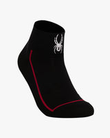 Spider Letter Line Ankle Socks (SPGPANSC301U-BLK)