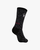 Spider Lifestyle Leopard Pattern Socks (SPGPANSC303U-BLK)