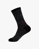 Spider Lifestyle Leopard Pattern Socks (SPGPANSC303U-BLK)