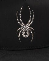 Spider Glossy Spider Logo Snapback Free Size (SPGPANCA309U-BLK)