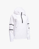 Spider Lettering Half Zip-Up Jacket (SPGPCNJK306U-WHT)