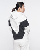 Spider Lifestyle Color Block Hooded Zip-Up (SPGPCNFT301U-WHT)