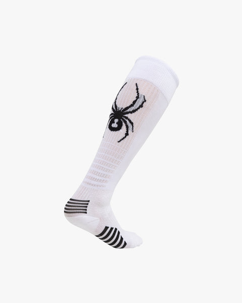 Spider Logo Training Knee Socks (SPFFANSC211U-WHT)