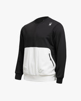 Spider 2-Way Color Block Sweatshirt (SPGPCNRL331M-BLK)