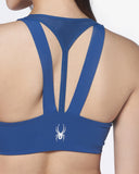 Spider Front Zip Training Bra Top (SPGPCNBR253W-NVY)