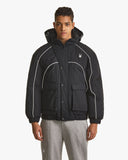 Spider Men's Lifestyle Hooded Detachable Down Jacket (SPGWCNDJ332M-BLK)