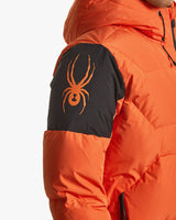 Spider Back Lettering Performance Long Down Jacket (SPGWCNDJ211U-ORG)