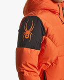 Spider Back Lettering Performance Long Down Jacket (SPGWCNDJ211U-ORG)