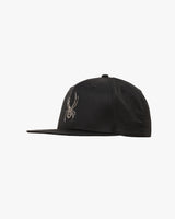 Spider Glossy Spider Logo Snapback Free Size (SPGPANCA309U-BLK)