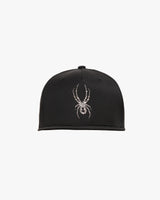 Spider Glossy Spider Logo Snapback Free Size (SPGPANCA309U-BLK)