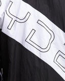 Spider Lifestyle Colorblock Lettering Graphic Jacket (SPGPCNFT303U-BLK)