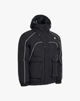 Spider Men's Lifestyle Hooded Detachable Down Jacket (SPGWCNDJ332M-BLK)