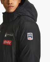 Spider US SKI TEAM Unisex Replica Long Down Jacket (SPGWCNDJ223U-BLK)