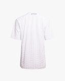 Spider Checkered Graphic Print Short Sleeve T-shirt (SPGMCNRS305U-WHT)