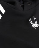 Spider Lifestyle Diagonal Print Hooded T-shirt (SPGFCNHD301U-BLK)