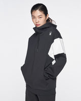 Spider Lifestyle Color Block Hooded Zip-Up (SPGPCNFT301U-BLK)