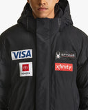 Spider US SKI TEAM Unisex Replica Long Down Jacket (SPGWCNDJ223U-BLK)