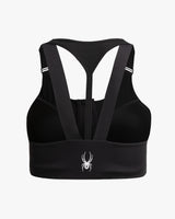 Spider Front Zip Training Bra Top (SPGPCNBR253W-BLK)