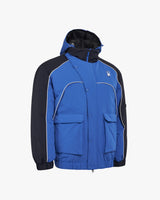 Spider Men's Lifestyle Hooded Detachable Down Jacket (SPGWCNDJ332M-BLU)