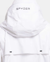 Spider Lettering Half Zip-Up Jacket (SPGPCNJK306U-WHT)