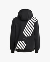 Spider Lifestyle Diagonal Print Hooded T-shirt (SPGFCNHD301U-BLK)