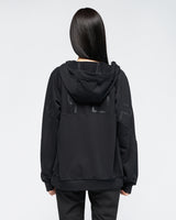 Spider Back Letter Logo Hood Zip-Up (SPGPCNFT304U-BLK)