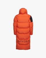 Spider Back Lettering Performance Long Down Jacket (SPGWCNDJ211U-ORG)