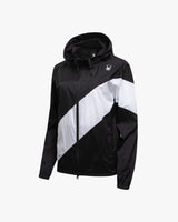 Spider Color Matching Angle Hooded Zip-Up (SPGPCNJK232U-BLK)