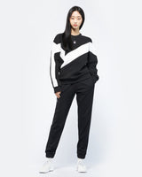 Spider Diagonal Color Block Sweatshirt (SPGPCNRL301U-BLK)