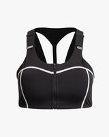 Spider Front Zip Training Bra Top (SPGPCNBR253W-BLK)