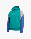 Spider Diagonal Color Block Hooded Sweatshirt (SPGPCNHD303U-GRN)