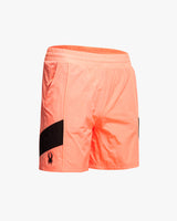 Spider Lifestyle Color Block Lettering Shorts (SPGMCNTR301U-POR)