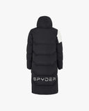 Spider Back Lettering Performance Long Down Jacket (SPGWCNDJ211U-BLK)