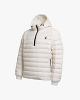 Spider Unisex Lightweight Goose Down Pullover Jacket (SPGWCNDJ304U-WHT)