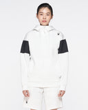 Spider Lifestyle Color Block Hooded Zip-Up (SPGPCNFT301U-WHT)